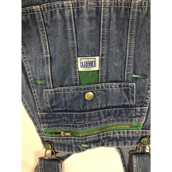 Liberty Denim Blue Bib  Overall Work Farm Outdoor USA See Measurements For Size - Picture 3 of 16